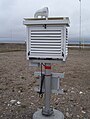 Image 12Exterior of a Stevenson screen used for temperature measurements on land stations. (from History of climate change science)