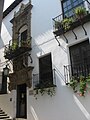 Réplica de la Casa de los Celdranes en el Pueblo español de Barcelona, antiguamente situada en la Calle Trapería.