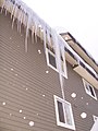 Icicles at Big White Ski Resort, Canada.