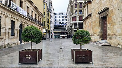 La calle Legio VII es parte de la ampliación de la ciudad que supuso el ensanche desde el antiguo caserio al río