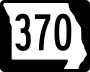 Route 370 marker