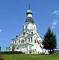 Orthodox church in the center of Medzilaborce