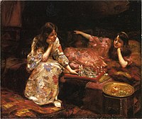 Генри Сиддонс Моубри. Игра в шахматы, 1890