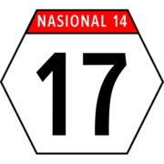 National route 17 in Region 14 (Central Java)