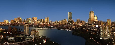 View of Boston from the John Hancock Student Village