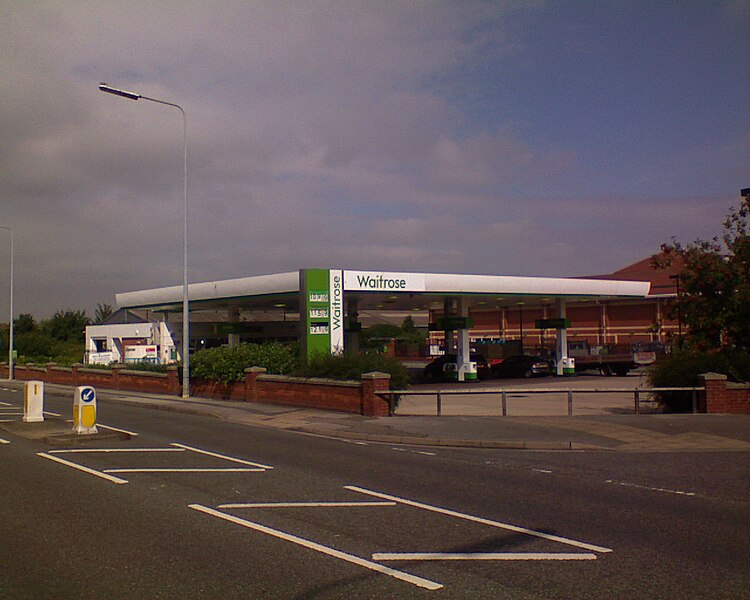 File:Waitrose Petrol Station, Lincoln.JPG