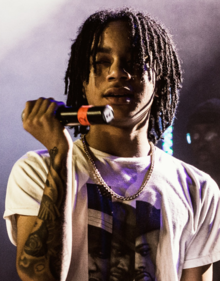 YBN Nahmir performing at a concert in 2018