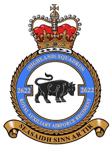 2622sqn RAuxAF Regiment crest