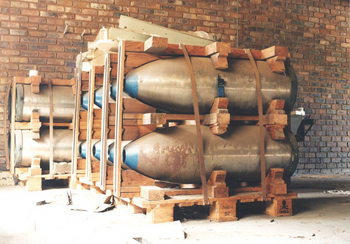 File:South African nuclear bomb casings.jpg