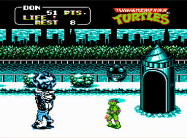 File:TMNT II Snow Level.PNG