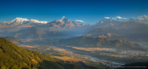 File:View of Pokhara City & Machhapuchhre Mountain.jpg