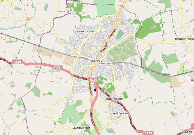 File:Map of the location of Billericay School.jpg