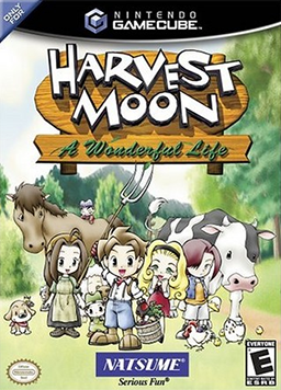 Harvest Moon: A Wonderful Life U.S. GameCube box cover