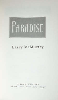 File:Paradise (McMurtry book) book cover.png