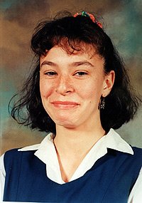 Portrait style school photograph of a young teen girl