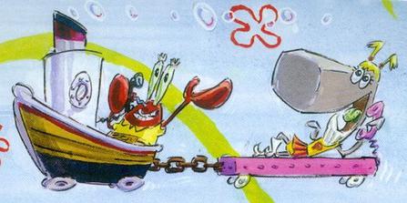 File:SpongeBob SquarePants Pearl and Mr. Krabs Early Designs.jpg