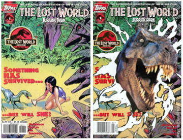 File:The Lost World Topps Issue 1 covers.png