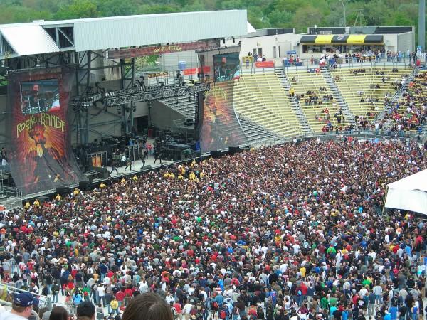 Rock on the Range's Main Stage at Columbus Crew Stadium in 2008