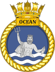 File:HMS Ocean L12 badge.png