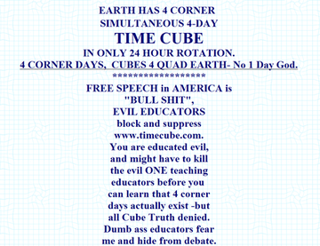 File:Screen grab of the Time Cube website.png