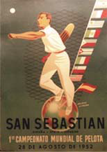 1952 Basque Pelota World Championships poster.png