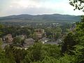 view of Kudowa from the Parkowa Mountain