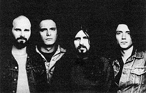 The 1977–1981 Tako lineup, from left to right: Dušan Ćućuz, Slobodan Felekatović, Đorđe Ilijin, and Miroslav Dukić.