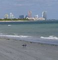 View of Fisher Island and South Beach from Crandon