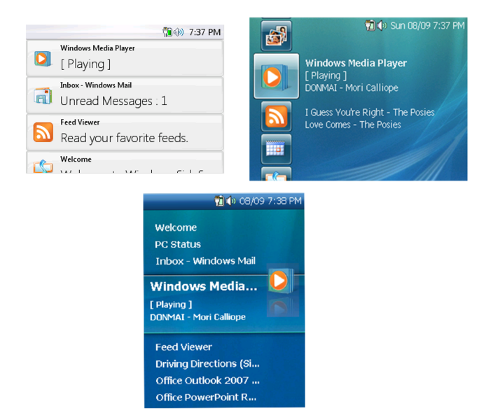 File:Windows Sideshow screenshots.png