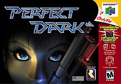 Perfect Dark U.S. N64 game cover