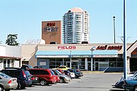 A partial view of the Port Place Shopping Centre