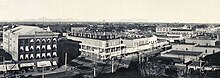 Aerial view of Central Avenue in Phoenix in 1908.