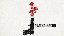 Series title with an image of a pistol spouting flowers