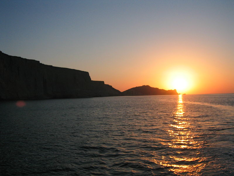 File:Sunset at Astola Island.JPG