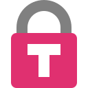 Pink padlock