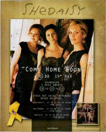 An advertisement of "Come Home Soon" in the inaugural issue of Billboard Radio Monitor on October 1, 2004.