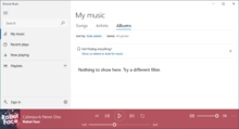 Groove Music screenshot.png