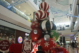 SM Center Tuguegarao Downtown on December 2018 featuring its year's Christmas Tree