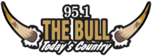 KCZE 95.1TheBull logo.png