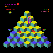 Q*bert screenshot