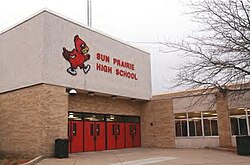 Sun Prairie Senior High School Entrance