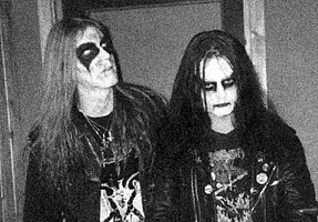 Dead (left) and Euronymous (right)