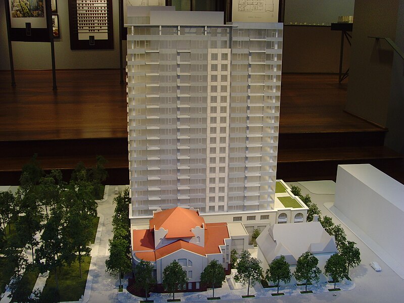 File:Architectural model condo highrise.jpg