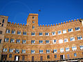 Architecture in the Piazza del Campo.