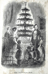 The Queen's Christmas tree at Windsor Castle published in The Illustrated London News, 1848