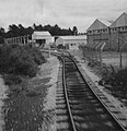 The trackwork of the Gulf Oil Depot near Brimley Halt.