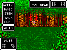 A gameplay image from Phantasy Star