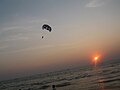 Parasailing at Calangute beach in December 2006