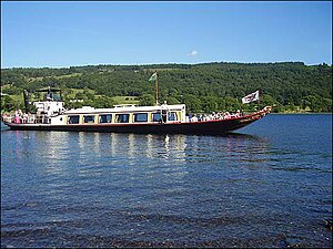 Gondola on Coniston Water.