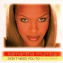 A close-up shot of Mumba's face is staring directly towards the viewer. The artist name is written in a rectangular box underneath Mumba, while the song title is written in a rectangular box underneath the artist name